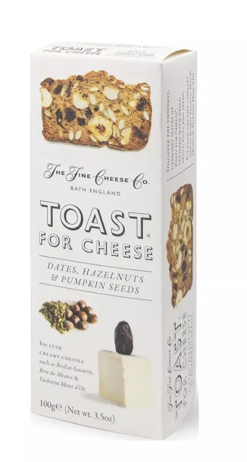Хлібці Toast for Cheese фініки, фундук, гарбуз насіння 100г